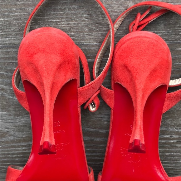 NWOB Christian Louboutin Suede Trezuma San… - Picture 6 of 9